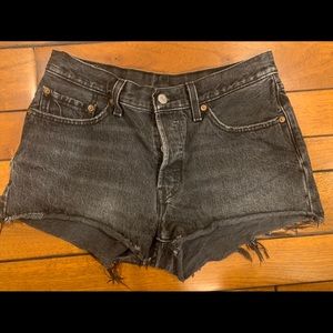 Levi High Waisted 501 Jean shorts